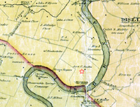 1883 Jefferson county map showing Mt. Hammond tract