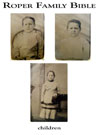 Photos found in the Roper Bible of Children